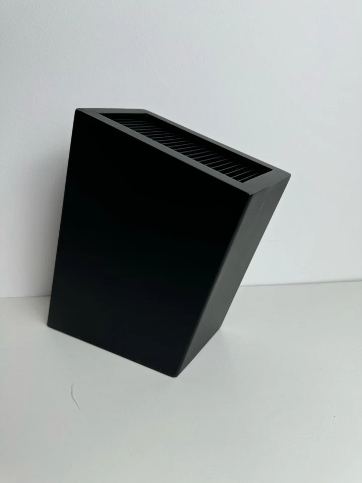 Rockingham Forge Messerblock, Kunststoff, schräges Design – leeres Messerblock - Bild 3 von 4