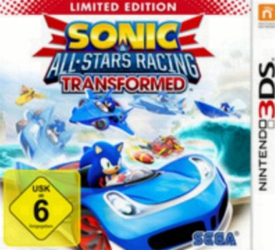 Nintendo 3DS Sonic All Stars Racing Transformed Top Zustand