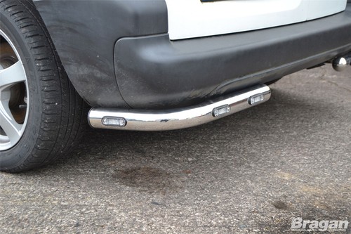 Rear Corner Bars + LEDs For Ford Transit Tourneo Custom 2018-2023 Accessories - Picture 3 of 8