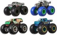 Hot Wheels Monster Trucks 1: 64 Scale 4-Truck Pack, GBP23 Styles May Vary