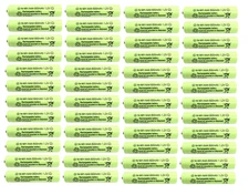 48-PCS AAA 1.2V Rechargeable 600mAh Ni-MH Batteries for Solar Lights NiMh D48