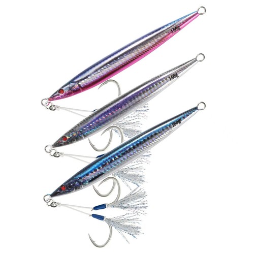 OCEAN CAT Jig Passo Lento Piatto 160g – Esche Metalliche Per Jigging In Mare