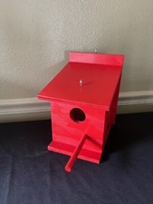 wooden bird house