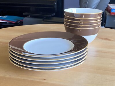Set of 5 Kate spade laurel canyon collection by Lenox salad plates