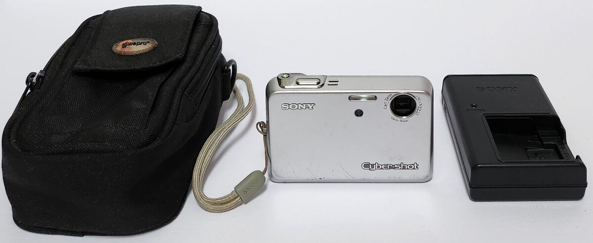 Sony Cyber-shot DSC-T3 5.1MP Digital Camera - Silver for Sony Cyber-shot DSC-T3 5.1MP Digital Camera - Silver for