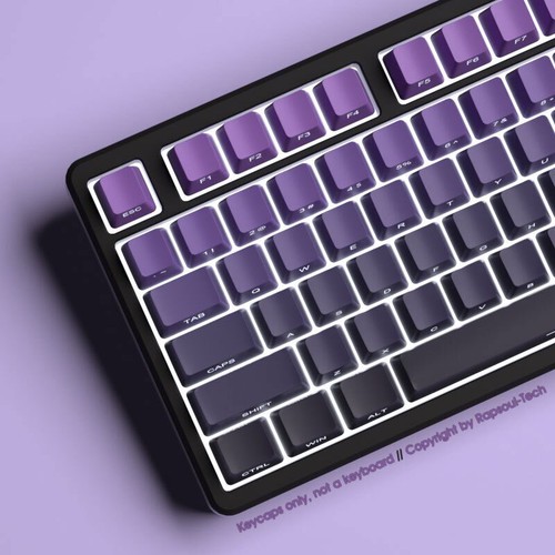 Double Shot Side Print PBT 134 Keycaps Set for Cherry MX Mechanical Keyboards - Picture 12 of 18