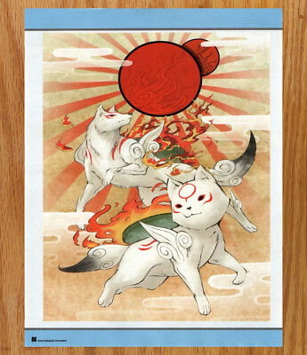 Okami Capcom Nintendo DS Wii - Video Game Print Ads Poster Promo Art 2011