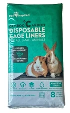 Paw Inspired Guinea Pig and Small Animal Cage Habitat Bedding Disposable Liners