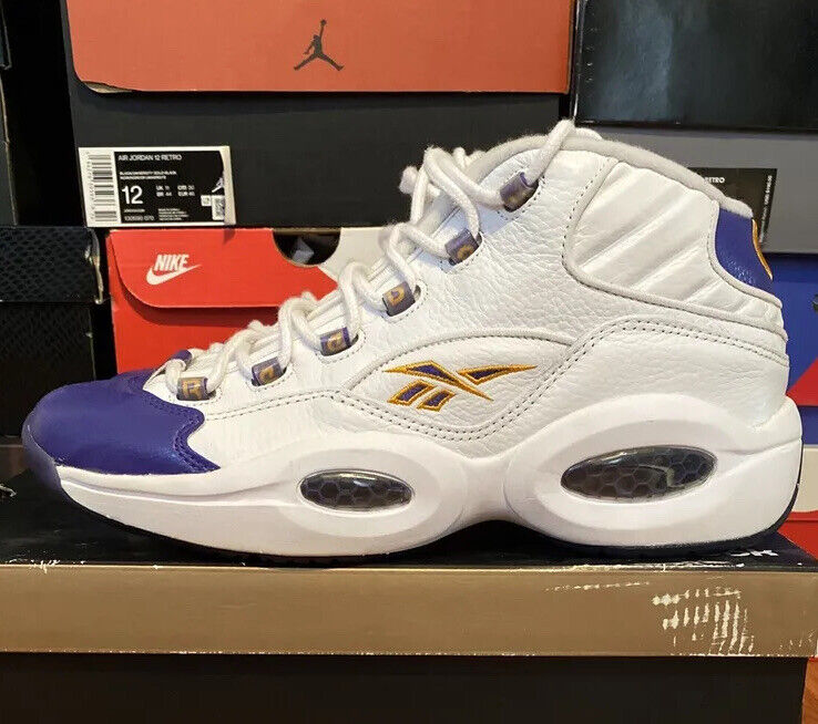 Reebok Iverson Question Mid Packer Shoes Player Use Only Reebok Iverson Question Mid Packer Shoes Player Use Only