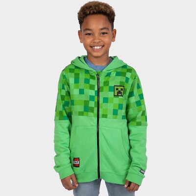 Minecraft Hoodie | Jungen Hoodie | Creeper Jungen Pullover | Jungen Kapuzenpullover