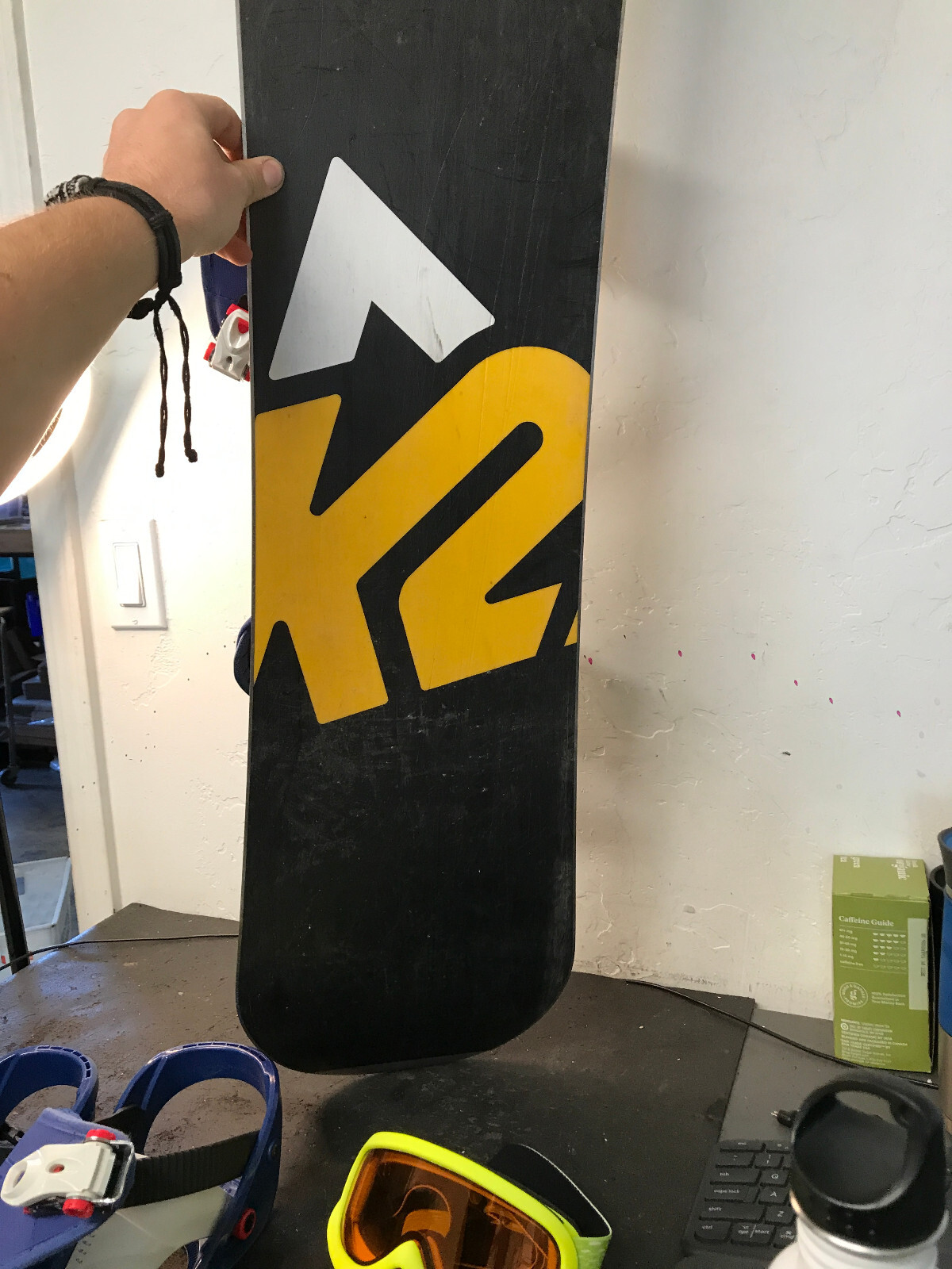 K2 110 Snowboard Set With Helmet Goggles Burton Freestyle Junior Foot