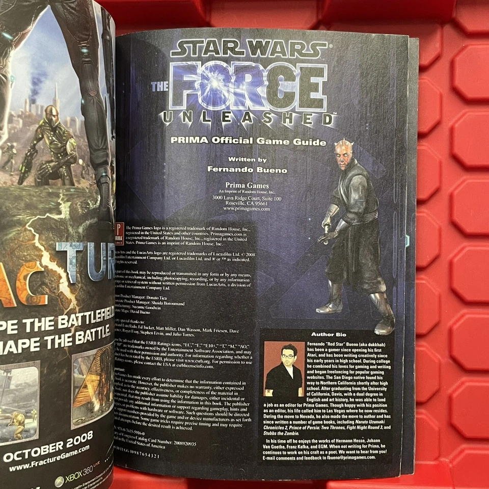 Star Wars The Force Unleashed Prima Official Game Guide For Xbox 360 PS3 Wii - Image 3 of 4