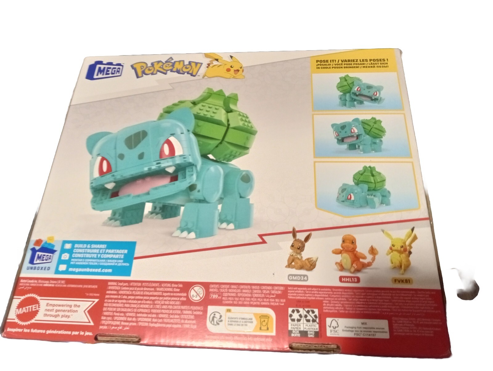  Jumbo mega pokemon charizard building set