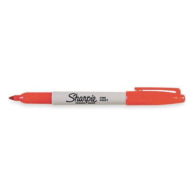 SHARPIE 30002 Permanent Marker,Red,PK12 1JU52