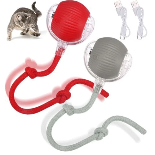 Automatic Rolling Ball Smart Pet Toy Electric Self-Moving Cat Dog Kitten Game US - Picture 20 of 37
