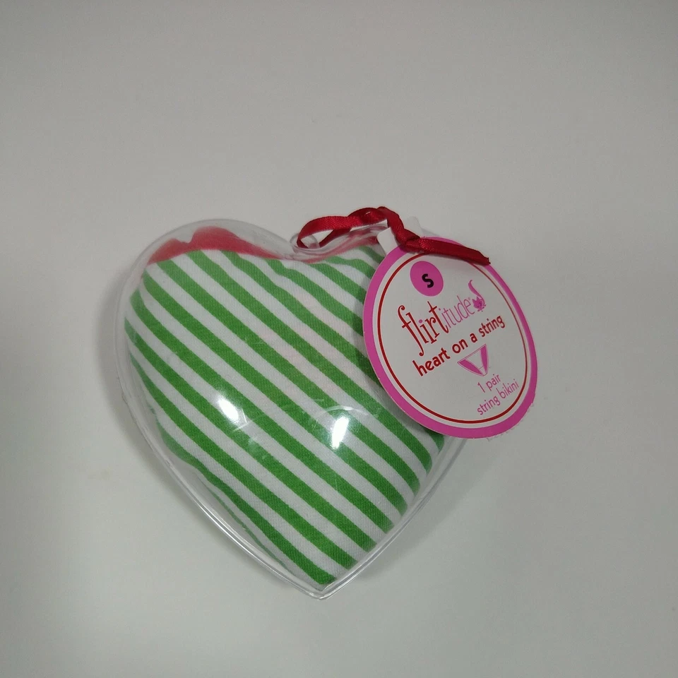 Трусики бикини размер 5 маленькие зеленые белые в полоску низ - Изображение 3 из 4