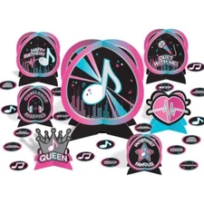 Internet Famous Table Decorating Kit Paper Musical Birthday Party Supplies