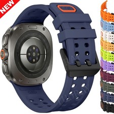Sport Silicone Band Strap for Samsung Galaxy Watch Ultra 47mm 2025 Ultra 2 2026
