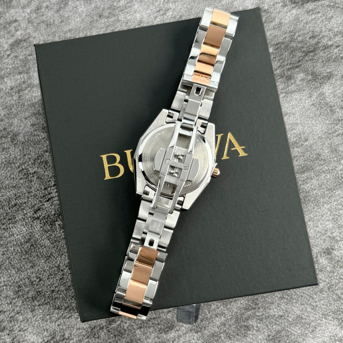BULOVA SURVEYOR CLASSIC Mother-of-Pearl DIAMOND DIAL WOMEN'S WATCH