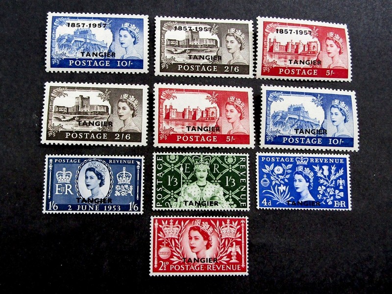 nystamps Great Britain Offices Abroad Morocco Stamp # 576//611 MNH U26y1382