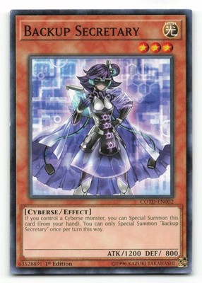 Backup Secretary (COTD-EN002, 1st ed, Common) NM