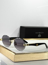 Maybach The Artist Sunglasses Black Gold / Gray Purple 56-17-140mm With Case