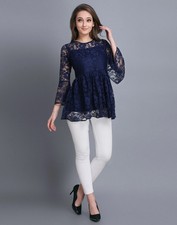 Women Party Wear Ethnic Short Kurti Indian Bollywood Top Tunic Kurta Set Dress
