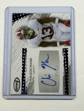 2025 Sage Aspire Blue Foil Rookie Auto Malachi Moore #ASP-MM 2 New York Jets