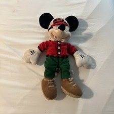 Mickey Mouse 18  Christmas Holiday Stuffed Animal Plush Toy Disney Store 2017