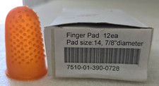 12 Finger Tip Cots 14 7/8" diameter Natural Rubber Protection Large Finger Pads