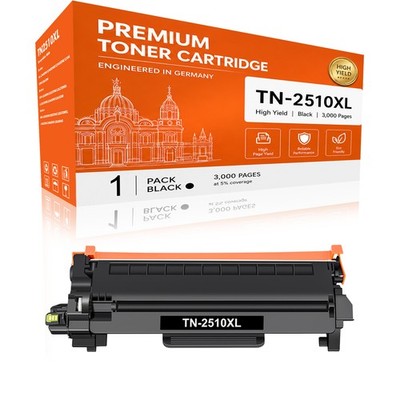 Toner Compatible with Brother TN-2510XL mit Chip HL-L2400DWE L2445DW MFC-L2800DW