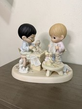 Precious Moments How Can Two Work, 1998 Members Only, 20th Anniversary Figurine