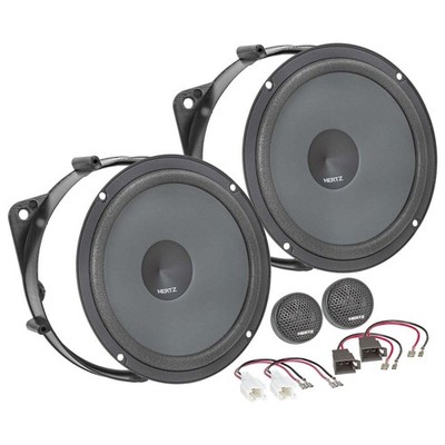 Hertz K-165 Lautsprecherset passt für Fiat Bravo Grande Punto Evo Panda 165mm