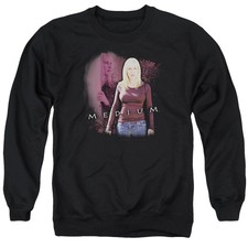 Medium Medium Mens Crewneck Sweatshirt Black Officially Licensed