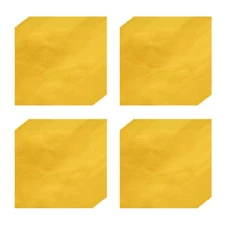 100pcs Candy Foil Wrappers 8"x8" Chocolate Bar Wrappers Gold Glossy Finish