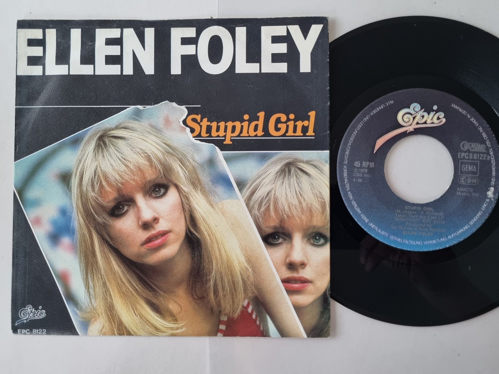 Ellen Foley - Stupid Girl 7'' Vinyl Holland