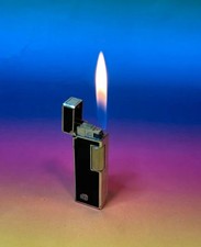 Colibri John Sterling Gas Feuerzeug versilbert Funktioniert