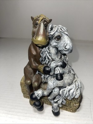 Montana Silversmiths ELMER AND ELLIE IN LOVE On Hay Bale Retired Limited Edition