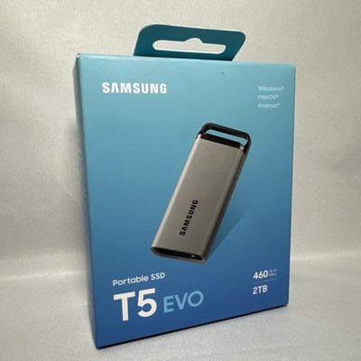 Samsung T5 EVO 2TB Portable External Solid State Drive (MU-PM2T0G) - SEALED!