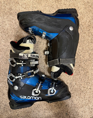 Salomon Mission LX Ski Boots X-Fit Fusion Comfort 27.5 317mm Black Blue