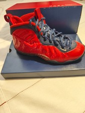 Nike Little Posite Pro Boys "Red Blue" size 5Y