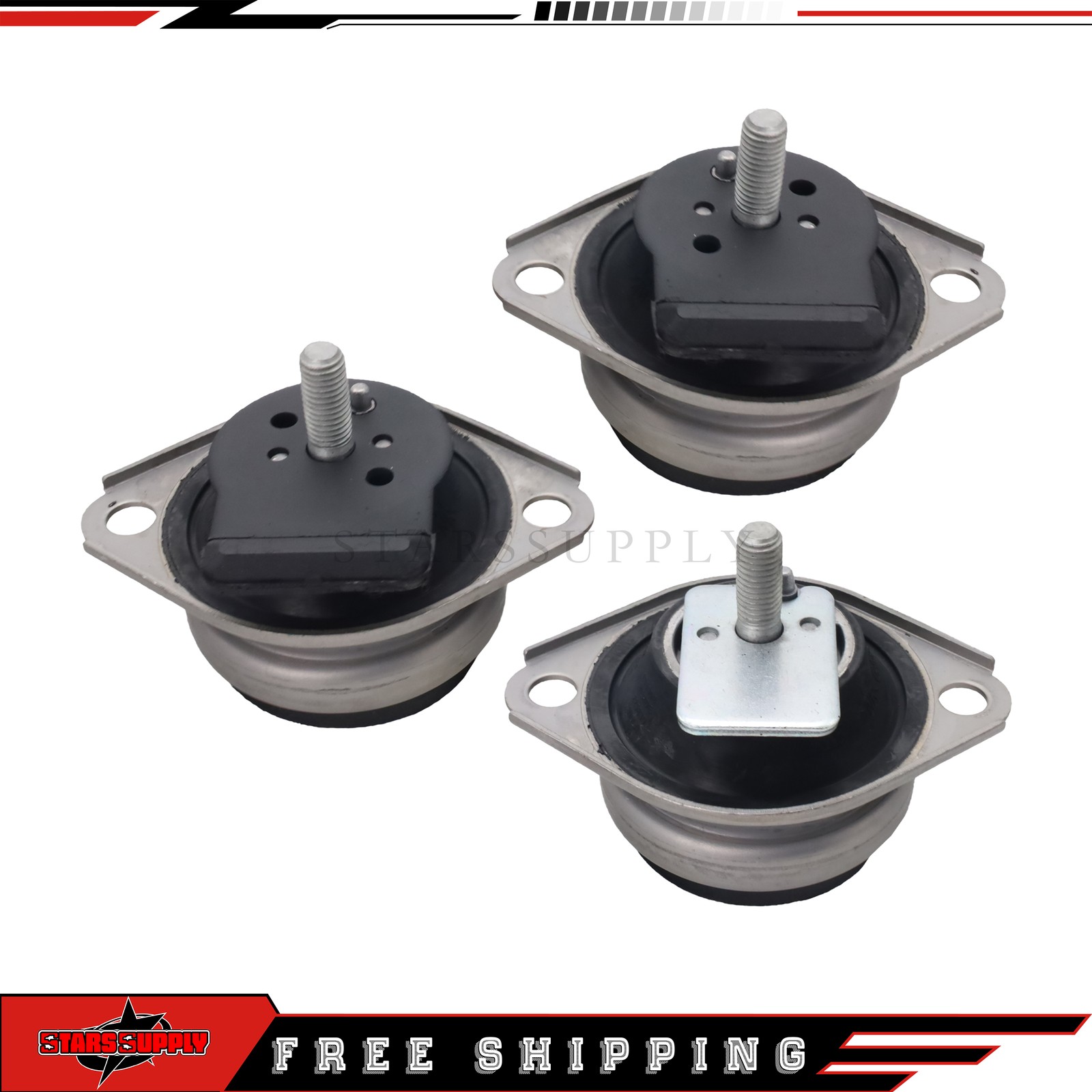 Maserati Quattroporte 2003-2012 Engine mounts Set of 3