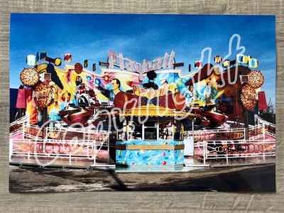 XXL Foto Karussell PLAYBALL FLIPPER Clauß Huss 1996 - Kirmes Schausteller