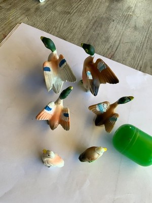 ALTFIGUREN 70 er Jahre   Komplettsatz Enten hell Linke Seite