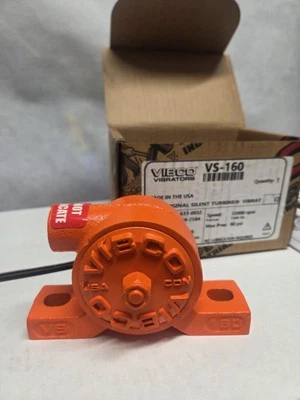 Brand New Vibco VS-160 Pneumatic Vibrator, 160lbf, 12,000vpm@80Psi