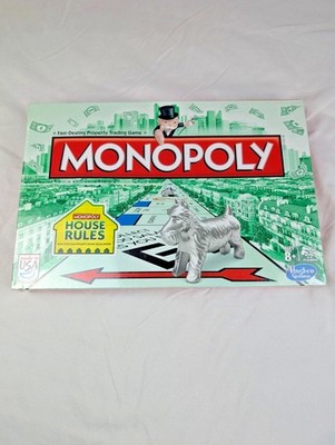 Monopoly Board Game with Fan Favorite House Rules BRAND NEW Factory SEALED