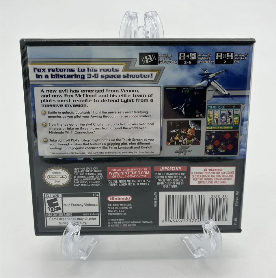 Star Fox Command (Nintendo DS, 2005) Brand New Factory Sealed! - Rare! Vtg - Image 2 of 4