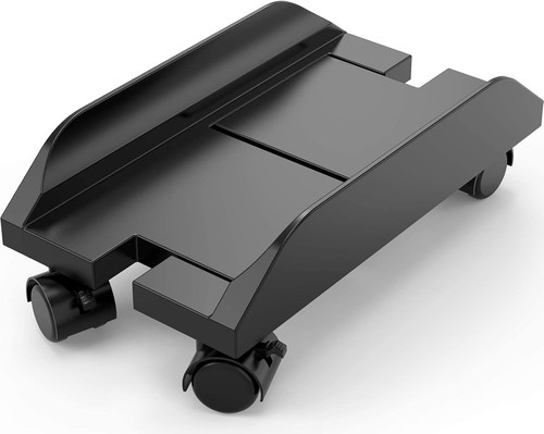 CPU Holder Stand, Mobile Computer Tower Stand with Wheels, Computer Mainframe Br - 第 1/6 張圖片