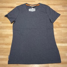 Ladies Icebreaker merino wool linen blend central classic Ss Tee T-Shirt women’s