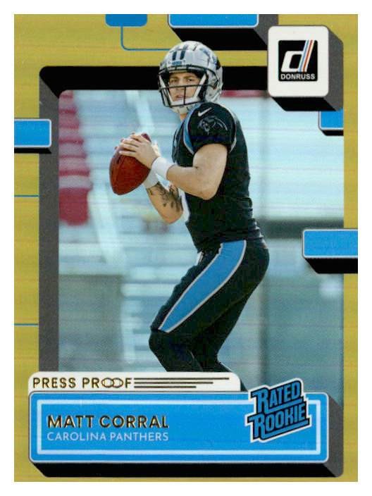 2022 Donruss #302 Matt Corral Premium Press Proof